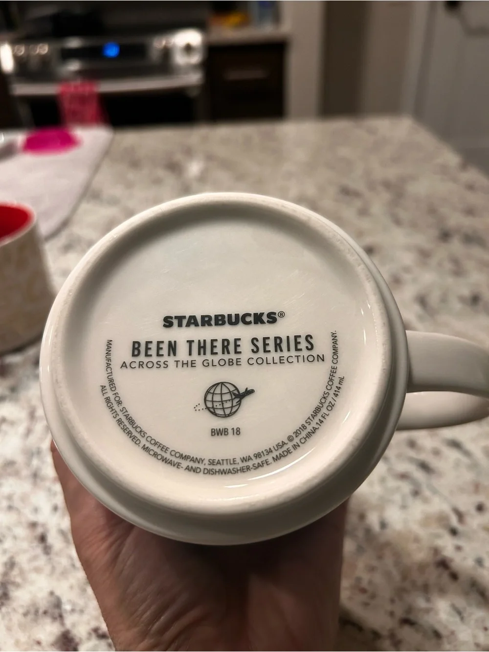 Starbucks You Are Here Cancún Blue Ceramic Coffee Mug - Souvenir Travel Mug